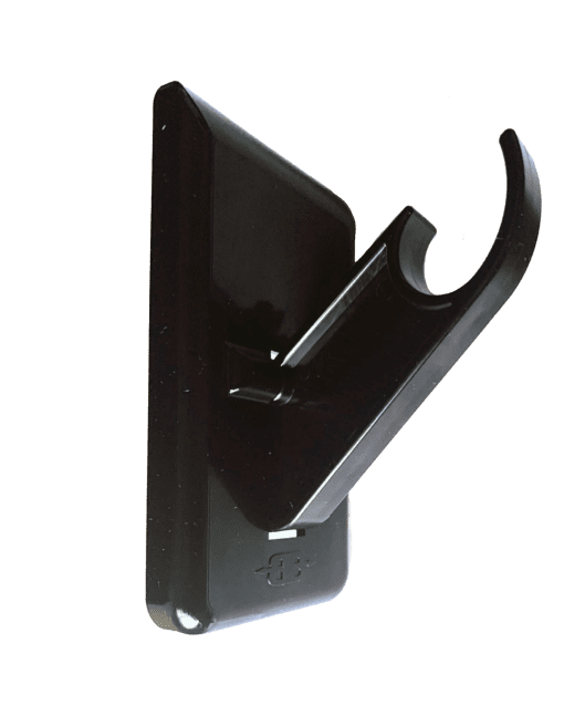 BuffBrac Curtain Bracket Pair - Brown Plastic - Image 3