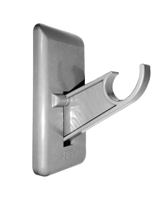 BuffBrac Curtain Bracket Pair - Brown Plastic - Image 8
