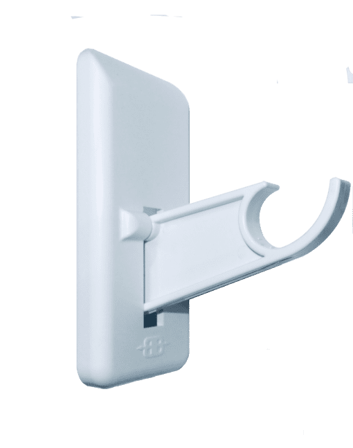 BuffBrac Curtain Bracket Pair - Brown Plastic - Image 7