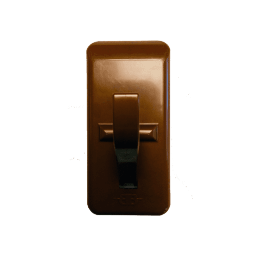 BuffBrac Curtain Bracket Pair - Brown Plastic