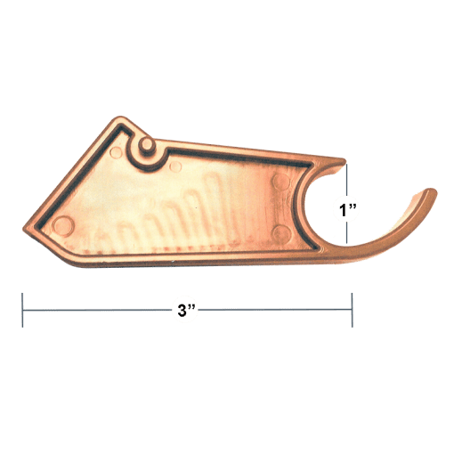 BuffBrac Curtain Bracket Pair - Brown Plastic - Image 10